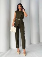 Vatkalı Ceket Pantolon İkili Takım - Görsel 3