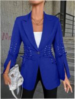 Bağcık Detaylı Tasarım Ceket - Görsel 2