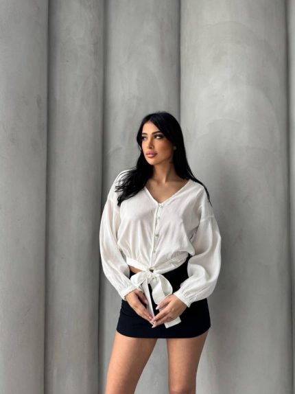 Bağlama Detaylı Gömlek