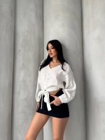 Bağlama Detaylı Gömlek - Görsel 3