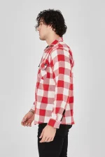 Erkek Oduncu Gömlek - Pembe - Görsel 2