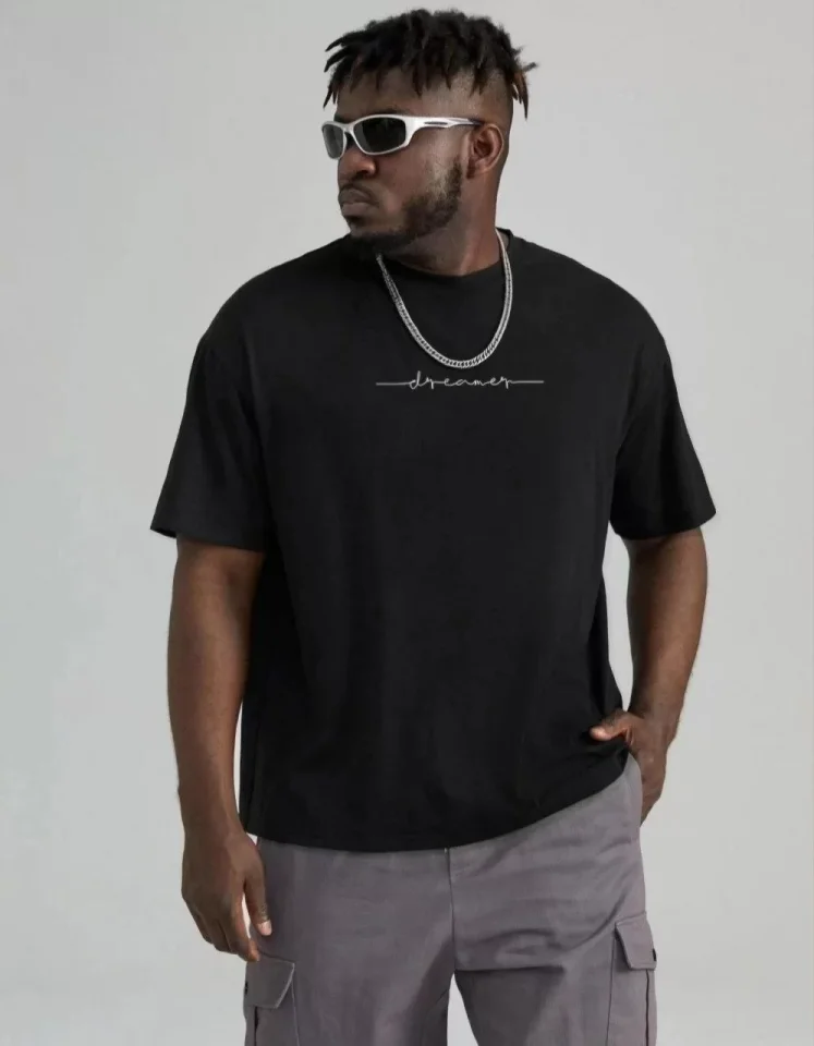 TY66048d81aa5bd66048d81aa5c0 Unisex Baskılı Oversize T-Shirt - Siyah - Görsel 1