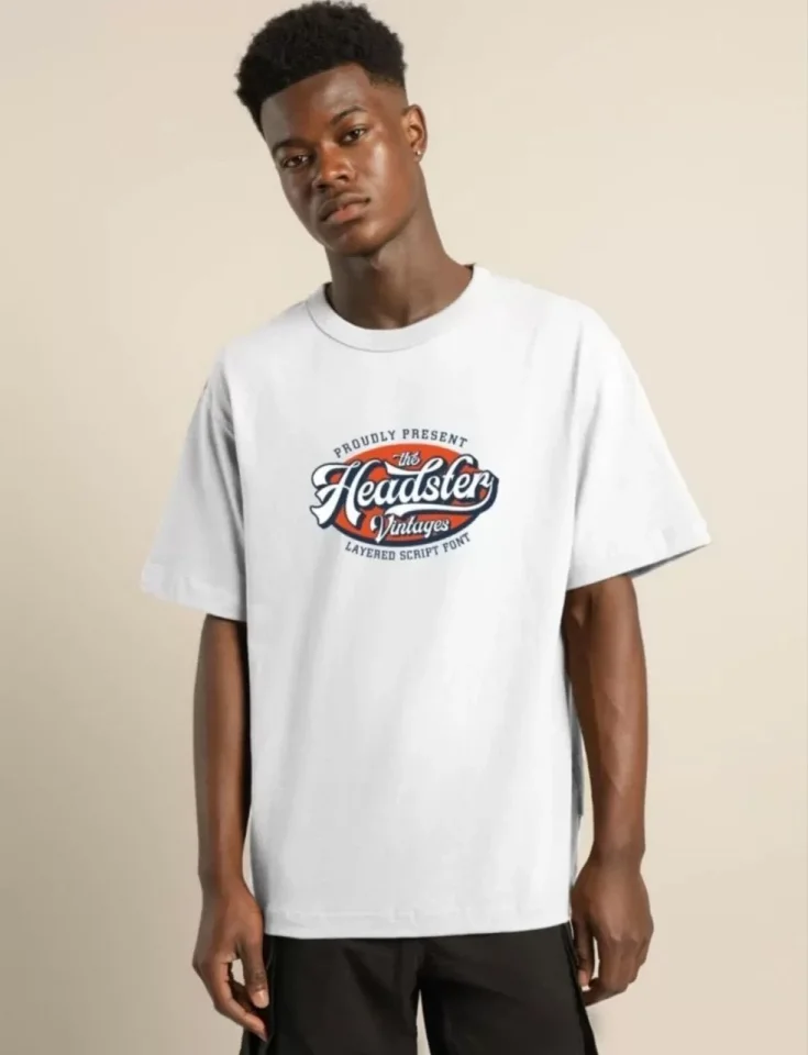 TY660fc223b5804660fc223b5806 Unisex Baskılı Oversize T-Shirt - Beyaz - Görsel 1