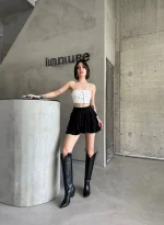 Mykonos Basic Etek - Siyah - Görsel 2