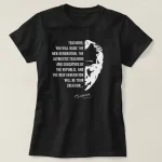 24 Kasım Öğretmenler Günü Baskılı T-shirt - Siyah - Görsel 2