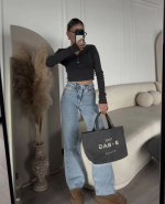 Yıkamalı Crop - Görsel 2