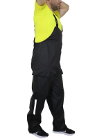 Yağmurluk Takım (Bahçıvan Tipi Askılı Pantolon Ve Mont) - Siyah - Görsel 2