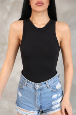 Kolsuz Badi Bluz - Siyah - Görsel 2