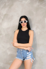 Kolsuz Badi Bluz - Siyah - Görsel 3