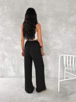 Ayrobin Oversize Pantalon - Siyah - Görsel 2