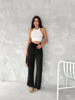 Ayrobin Oversize Pantalon - Siyah - Görsel 3