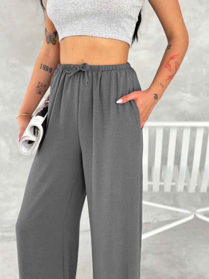 TY67e7126f2377c67e7126f2377e Ayrobin Oversize Pantalon - Füme - Görsel 1