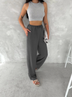 Ayrobin Oversize Pantalon - Füme - Görsel 3