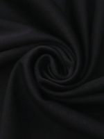 Baskılı Oversize Bisiklet Yaka T-shirt - Siyah - Görsel 3