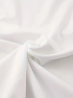 Baskılı Oversize Bisiklet Yaka T-shirt - Beyaz - Görsel 2