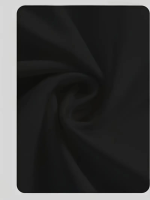 Baskılı Oversize Bisiklet Yaka T-shirt - Siyah - Görsel 3