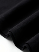 Baskılı Oversize Bisiklet Yaka T-shirt - Beyaz - Görsel 2