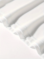 Baskılı Oversize Bisiklet Yaka T-shirt - Beyaz - Görsel 3