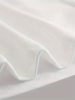 Baskılı Oversize Bisiklet Yaka T-shirt - Beyaz - Görsel 2