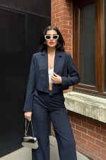 Renata Çizgili Pantolon Takım 9568-24 - Görsel 2