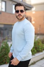 Erkek Üç İplik Şardonlu Sweatshirt - Görsel 2