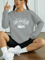 Kadın Uzun Kollu Bisiklet Yaka Viskon Iki Iplik Bluz - Görsel 3