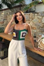 Jasmin Süzüneli Keten Tulum 1280-08 - Görsel 3