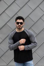 Erkek Uzun Kollu Bisiklet Yaka Viskon Iki Iplik Bluz - Görsel 2