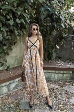 Biyeli Elbise - Taş - Görsel 3