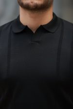 Erkek Hemşire Yaka Kısa Kollu Tişört - Görsel 3