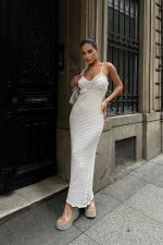 Artesmis Askılı Ajurlu Elbise 2773