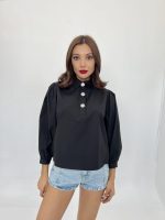 7043 GÖMLEK-SİYAH - Görsel 3