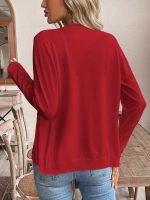 Kadın Uzun Kollu önden Düğmeli Triko Ceket - Görsel 3