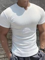 Erkek Kısa Kollu Bisiklet Yaka Burgu Bluz - Görsel 3