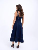 7090 KOT ELBİSE-MAVİ - Görsel 2