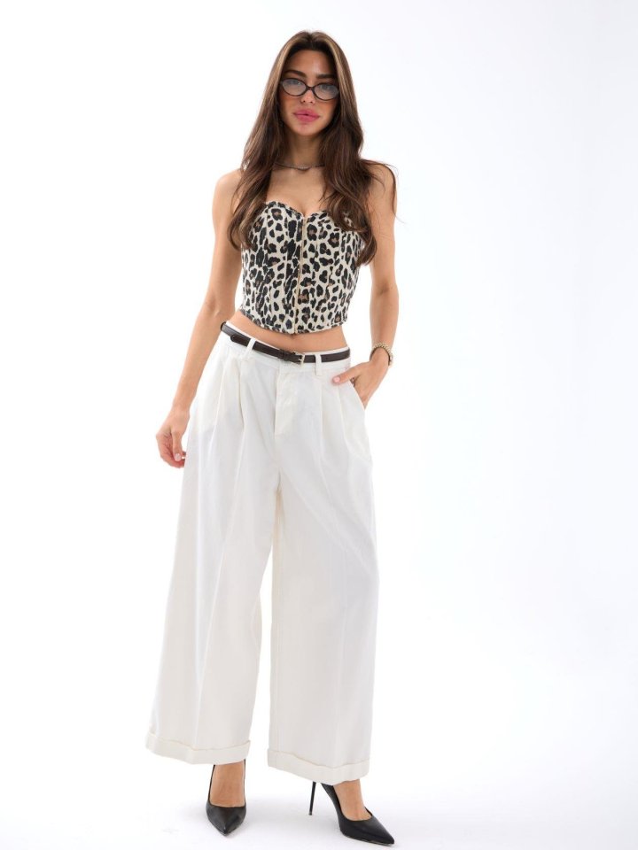 b199adaceba27314268a 7396 PANTOLON-EKRU - Görsel 1