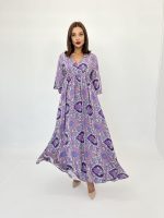 7035 ELBİSE-MOR - Görsel 3