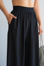 Dokuma Pantolon - Siyah - Görsel 3