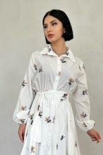 Hardal Brode Mendilli Elbise - Görsel 2