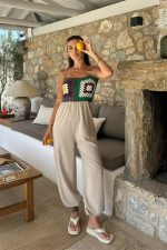 Jasmin Süzüneli Keten Tulum 1280-08 - Görsel 3