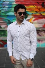 Erkek şamre Kumaş Gömlek - Görsel 3