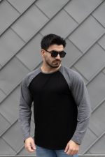 Erkek Uzun Kollu Bisiklet Yaka Viskon Iki Iplik Bluz - Görsel 3