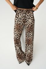 Lastikli Pantolon - Leopar - Görsel 2