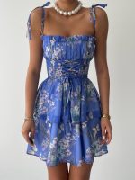 Venlo Beli Lastikli İp Askılı Elbise - Görsel 2