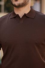 Erkek Hemşire Yaka Kısa Kollu Tişört - Görsel 3