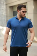 Erkek Yakalı Kısa Kollu Tişört