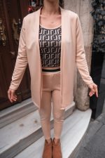 Kadın Uzun Kollu Krep üçlü Takım - Görsel 3