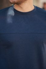 Erkek Oversize Bisiklet Yaka Kısa Kollu T-shirt - Görsel 3