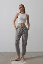 Pantolon - Gri - Görsel 2