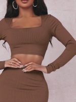 Kadın Siyah Kaşkorse Kumaş İkili Takım - Görsel 3